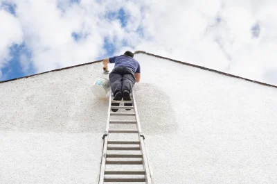 Peinture extérieure à la Ferté-Vidame — façades et ravalement